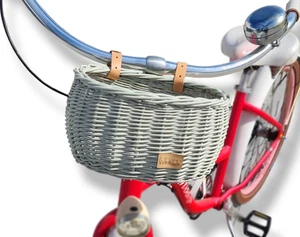 Weide Kinder Fahrradkorb oliv Lenkergurte Dumpy 26 cm - Bild 1 von 4