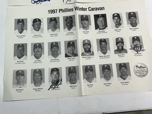 Autographed 1997 Phillies Series Program - Two Signed G B - Picture 1 of 3