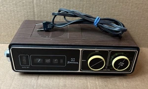 RARE Vintage 70s Emerson DCF-75 Roller Flip Clock Radio Tested - Picture 1 of 12