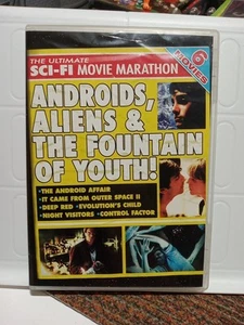 6-Movie Sci-Fi Marathon Androids Aliens & the Fountain of Youth (DVD 3 Disc Set) - Picture 1 of 5