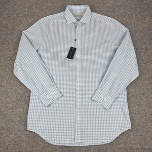 Holderness & Bourne The Picard Button Up Shirt Long Sleeve Tailored Mens Large L - Picture 1 of 18