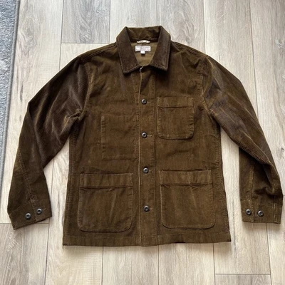 J.Crew Wallace & Barnes Chore Barn Jacket in Corduroy Brown Medium EUC! - Image 1 of 4