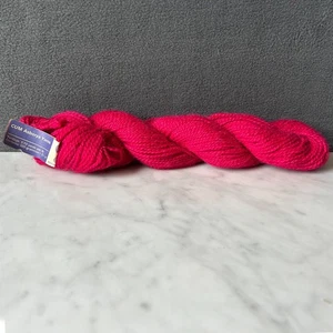 Vintage Swedish Cum Asborya Wool Yarn - 1 Skein Fuchsia - Picture 1 of 4