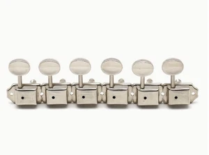 Set di 6 meccaniche vintage in linea per chitarra elettrica stile ST/TL SQ - Foto 1 di 7