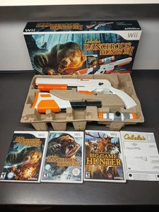 Cabelas Dangerous Hunts Bundle - Nintendo Wii 2011,2013 & Big Game Hunter - Bild 1 von 6