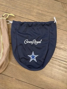 Bolso Crown Royal NFL Dallas Cowboys Kick Off White Star Blue - Imagen 1 de 3