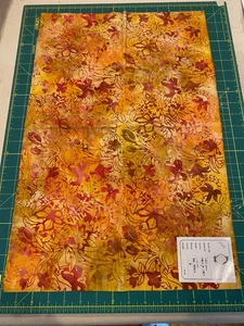Batik Remnant - 100% cotton - 45" wide - 3/8 yds total - #568 - Picture 1 of 2