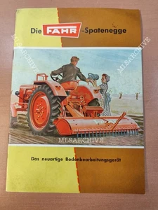 Fahr Spatenegge Traktor brochure Prospekt M2 - Bild 1 von 5