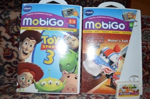 MOBIGO Touch Learning System-V-tech (lot of 2) Mater's Tale & Toy Story 3 - Picture 1 of 4