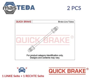 CN-0270TX-TX BREMSSCHLAUCH BREMSLEITUNG CENTRE VORNE QUICK BRAKE 2PCS NEU - Bild 1 von 5