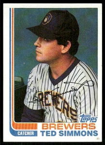 1982 Topps Ted Simmons #150 Milwaukee Brewers G - Picture 1 of 2