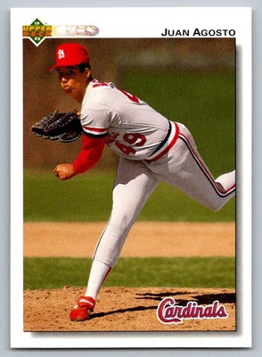 1992 Upper Deck Juan Agosto St. Louis Cardinals #693 - Image 1 of 2