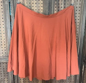 Modcloth Pumpkin Spice Swing-Rock komplett gefüttert Stretch Taschen Damengröße 4X gebraucht, in einwandfreiem Zustand - Bild 1 von 9