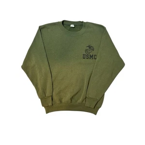 Vintage USMC Sweatshirt Small Crew Neck Sweater US Marines Military USA 90s - Picture 1 of 4