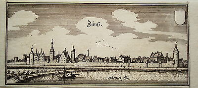 Zons Dormagen   Rhein-Kreis Neuss   Merian Kupferstich  Erstausgabe 1646 • 75.73€