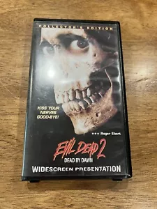Evil Dead 2 VHS Widescreen Collector’s Edition Clamshell Horror Tested - Picture 1 of 4