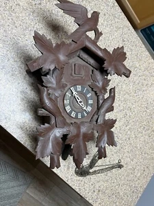 Vtg Black Forest Musical Coo Coo Cuckoo Clock Hubert Herr Triberg Germany 1940’s - Picture 1 of 14