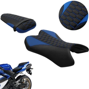 Driver & Passenger Front Rear Seat Pad Fit For Yamaha YZF R1 YZF-R1 2007-2008 - Bild 1 von 11