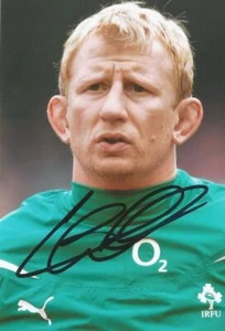 IRELAND & LEINSTER RUGBY UNION: LEO CULLEN SIGNED 6x4 ACTION PHOTO+COA - Picture 1 of 1