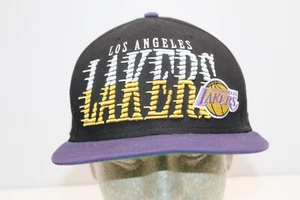 Los Angeles Lakers New Era 9Fifty Hardwood Classics Snapback Hat Cap NBA Purple - Picture 1 of 8