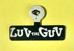 1968 Flower-Power Design 'Luv the Guv' pestaña para gobernador Sam Shapiro de Illinois - Imagen 1 de 2