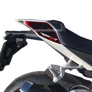 APRILIA RSV4R - Schwarze Heckklebetafeln mit Trikolore - Racing Sticker - Bild 1 von 1