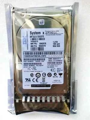 NEW IBM / LENOVO 00AD075 00AD076 00AD079 1.2TB 10K 6G SAS 2.5" Hard Drive - Image 1 of 4