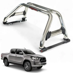 Stainless Steel Sports Roll Bar for Toyota Hilux Vigo Revo 2010 Onwards | Isuzu - Picture 1 of 16