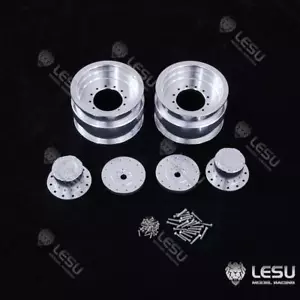 LESU Metal Front Wheel Hub for RC 1/16 Dumper Truck Walking Tractor DIY Model - Picture 1 of 6