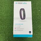 Fitbit Alta Plum Purple Fitness Wristband Watch In Box Complete Size Large