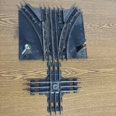 Marx O27 Old Track  2 Manual Switches Left And Right + 90 Degree Crossing - Image 1 of 4