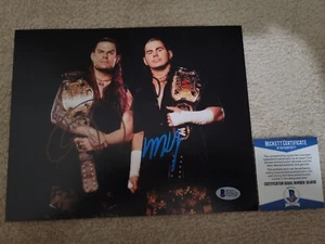 Jeff and Matt Hardy Boyz signed autograph WWE 8x10 photo Beckett BAS #E - Picture 1 of 1