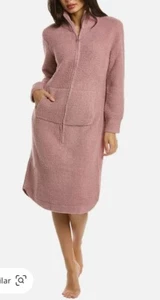 Tumbona corta descalza Dreams acogedora con media cremallera para mujer talla S/M rosa - Imagen 1 de 6