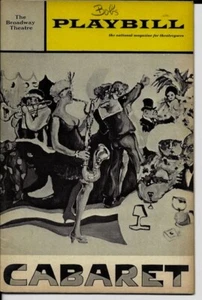 Larry Kert "Cabaret" Playbill 1969 Lotte Lenya, Anita Gillette, Martin Ross - Imagen 1 de 1