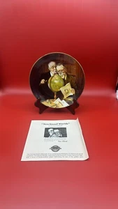 Newfound Worlds Collector Plate Norman Rockwell Golden Moments - Picture 1 of 5