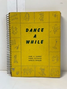 Dance A While Folk Square Social Second Edition School 1950-1955 Learning Teach - Picture 1 of 17