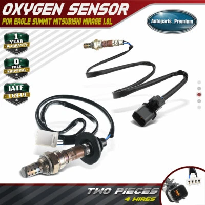 2x Upstream & Downstream O2 Oxygen Sensors for Mitsubishi Mirage Eagle Summit - Image 1 of 4