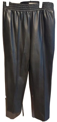 Fab искусственной кожи брюки от следующий. Размер 10 черный. V. Хорошее состояние товара. - Изображение 1 из 4