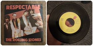 🔴THE ROLLING STONES  'Respectable'  1978  Yugoslavian 7" vinyl🔴 FREE SHIPPING! - Picture 1 of 11