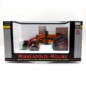 1/16 Minneapolis Moline U Tractor With Wide Front & New Idea 504 Loader - Picture 1 of 6