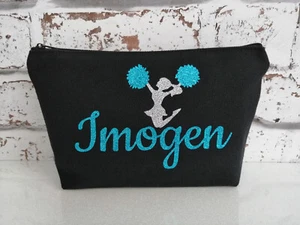 Kosmetiktasche Cheerleader Tasche mit Namen personalisiert Kosmetiktasche Kulturtasche Geschenk - Bild 1 von 7