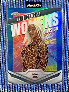 2025 Topps Chrome WWE JADE CARGILL Women’s Division Blue Refractor/150 WD-JAD B - Imagen 1 de 3