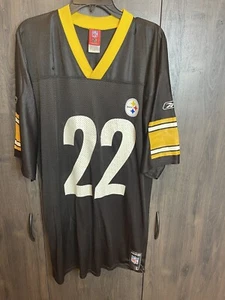 Camiseta Reebok NFL Duce Staley Pittsburgh Steelers #22 negra adulto grande - Imagen 1 de 11