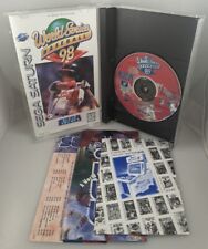 Sega Saturn - World Series Baseball 98 - Complete CIB w/ Inserts