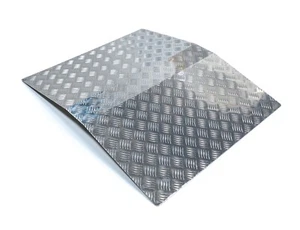 Aluminium Threshold Bridging Ramp Durable Portable 3mm Thick Wheelchair Aid - Picture 1 of 5