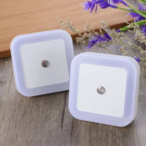 2pcs Set Steckdosen Lampe LED Treppen-Leuchte Nacht-Licht Bewegungsmelder Sensor - Bild 1 von 11