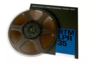 RTM LPR35 Reel to Reel Recording Tape, 1/4", 1100m, 10.5" Plastic Reel - Picture 1 of 1