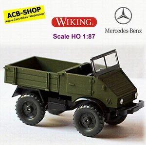 Mercedes Benz UNIMOG 411 Cabriolet Militare 1956-74 Bundeswehr 1:87 Wiking - Imagen 1 de 2
