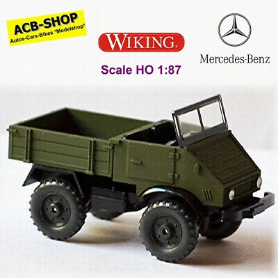 Mercedes Benz Unimog 411 Cabriolet Militär 1956-74 Bundeswehr 1:87 Wiking 696 15 - Bild 1 von 2