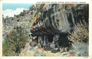 Postal Cliff Dwellings Walnut Canyon cerca de Flagstaff Arizona AZ - Imagen 1 de 2